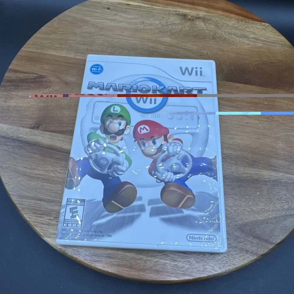 Mariokart Wii (Nintendo Wii, 2008) 100% COMPLETE + 4 Steering Wheels TESTED